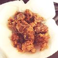J_son's cooksnap of when they made 鶏肝の竜田揚げ.