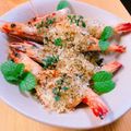 おくっち家's cooksnap of when they made エビのチーズパン粉焼き.