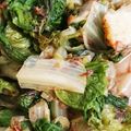ねぞろ's cooksnap of when they made レンジでレタスのめんつゆおひたし.