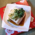 tikariri's cooksnap of when they made 冷奴のポンズ＆オリーブオイルかけ.