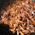 ｶｯﾊﾟ。's cooksnap of when they made 牛肉とごぼうとしらたきの甘辛煮.