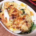 kanjuna's cooksnap of when they made ☆ブロッコリーとたまごのマヨチーズ焼き☆.