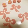 YUN♡TEN's cooksnap of when they made ラブリー♡りぼんちゃん＊キャラ弁.