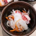 ともそうた's cooksnap of when they made お食い初めメニュー③たこ入り紅白なます.