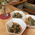 ayako0527's cooksnap of when they made 子どもも食べやすい★　春菊のツナ胡麻和え.