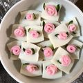 ルンバーバ's cooksnap of when they made おせち料理に☆おもてなしに☆薔薇かまぼこ.