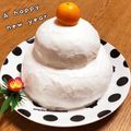 ぽめchan's cooksnap of when they made クリスマスケーキ♪簡単！立体雪だるま＾＾.