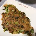 kinako10's cooksnap of when they made 米粉の♡野菜たっぷりチヂミ♡*.