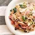 はるシェフ's cooksnap of when they made ほうれんそうときのこのクリームパスタ✿.