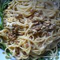 ♪☆しょーこ☆♪'s cooksnap of when they made 納豆たまごパスタ.