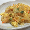 tskdyk's cooksnap of when they made まかない料理♪残り物の天ぷらで卵とじ.