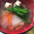 amileamila's cooksnap of when they made すまし汁のお雑煮.