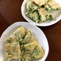 ♪さぁーちゃん♪'s cooksnap of when they made 水菜でイタリアンチヂミ.