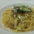 こぼく's cooksnap of when they made ツナとなめたけの柚子胡椒風味パスタ。.