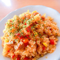 ☆３匹の子ぶた☆'s cooksnap of when they made 炒めて旨い！炊飯器でカレーピラフ.