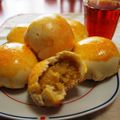 きちとかもめ's cooksnap of when they made 大学芋入り焼きドーナッツ.