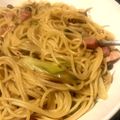 go_tep_go's cooksnap of when they made オイスターソースで長ネギと椎茸のパスタ.