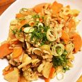 モケ缶's cooksnap of when they made 豚肉と根菜の中華風炒め物.