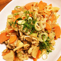 モケ缶's cooksnap of when they made 豚肉と根菜の中華風炒め物.