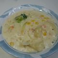 タルタルチキン南蛮's cooksnap of when they made **簡単&美味♪鮭のクリームシチュー**.