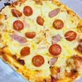 mamanotama's cooksnap of when they made ボールひとつで簡単ピザ♪.