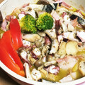 かぢぇ's cooksnap of when they made ＊ぐるぐる蛸の足とさば缶のアヒージョ＊.
