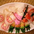 葛の羽's cooksnap of when they made おせち☆カニカマで梅の花酢の物.