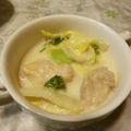 matiyo's cooksnap of when they made 鳥ささみと白菜のぽかぽかクリーム煮.