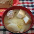 みゆwaco 's cooksnap of when they made 大根 白菜 豚肉 おかず味噌汁.