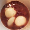 料理見習い隊's cooksnap of when they made わが家のおしるこ（白玉）.