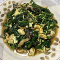 クック4P73QB☆'s cooksnap of when they made ほうれん草とひらたけの卵とじ（２人分）.