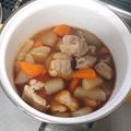 500k's cooksnap of when they made 大根と鶏ちり煮 ☆調味料は3つ.