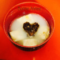 賀古遥's cooksnap of when they made ★簡単おやつ★揚げ餅のミルクお汁粉★.