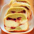 komugiko4's cooksnap of when they made ✿抹茶＆あん入り「和」食パン✿.