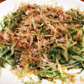 ほっこりグマのビリー's cooksnap of when they made 簡単❤かつおぶしたっぷり水菜のおひたし❤.