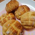 ☆miruko☆'s cooksnap of when they made HMで簡単! メロンパン?なスコーン♡.