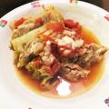 クックYP5QLM☆'s cooksnap of when they made 豚バラ白菜トマトチーズ鍋.