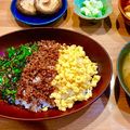 9ma83's cooksnap of when they made 簡単 そぼろ丼.