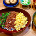 9ma83's cooksnap of when they made 簡単 そぼろ丼.