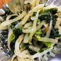 sunujiro's cooksnap of when they made もやしとほうれん草の中華風和え物.