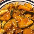 2みーちゃん's cooksnap of when they made 鶏肉とかぼちゃの甘辛炒め.