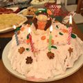 えり8eight's cooksnap of when they made マジパン細工でプリンセスケーキ☆.