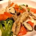 さらんだー's cooksnap of when they made 鳥ささみと白菜のぽかぽかクリーム煮.