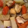 split's cooksnap of when they made 甘ピリ辛！鶏手羽なかと大根と人参の煮物.