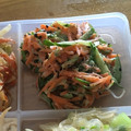 カニーヘン's cooksnap of when they made にんじんときゅうりの黒ごまマヨピリ辛和え.