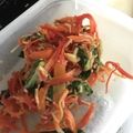 カニーヘン's cooksnap of when they made チーズたまご☆カニかま人参☆お弁当おかず.