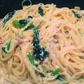秋田たっちゃん's cooksnap of when they made 簡単＊キャベツとたらこのワンポットパスタ.