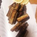 makao715's cooksnap of when they made 居酒屋さんで大人気♪ごぼうステック唐揚げ.