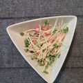 リーサの庭's cooksnap of when they made ほんのり柚子香るカニカマと貝割れのサラダ.
