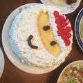 LuckyBerry's cooksnap of when they made * サンタさんの ★クリスマスケーキ♪.